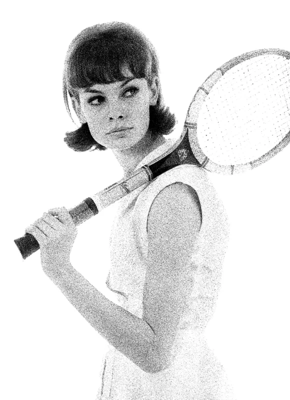 Vogue - Jean Shrimpton Tennis - 1961