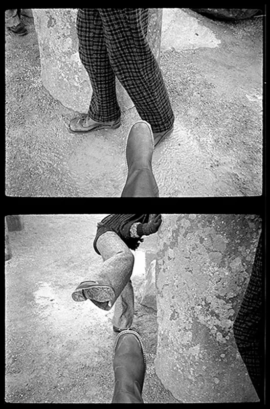 Feet At Stonehenge - 1974