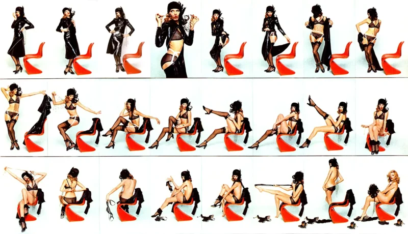 Nova Magazine - Amanda Lear Contact Sheet - 1971
