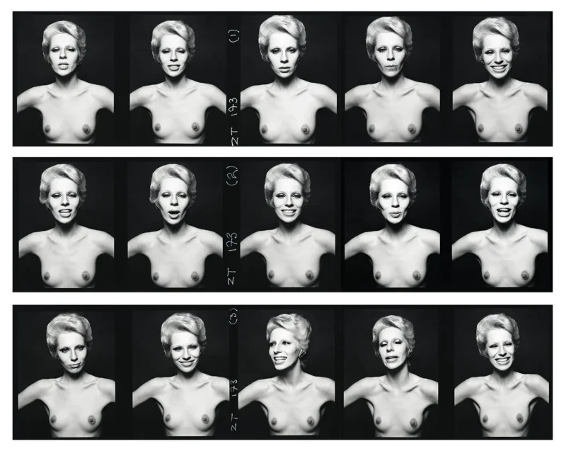 Angie Bowie - Contact Sheet 1973