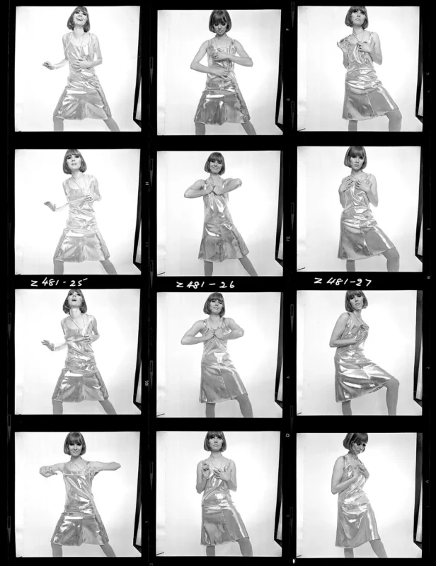 Queen Magazine - Nicole de Lamargé Contact Sheet - 1965