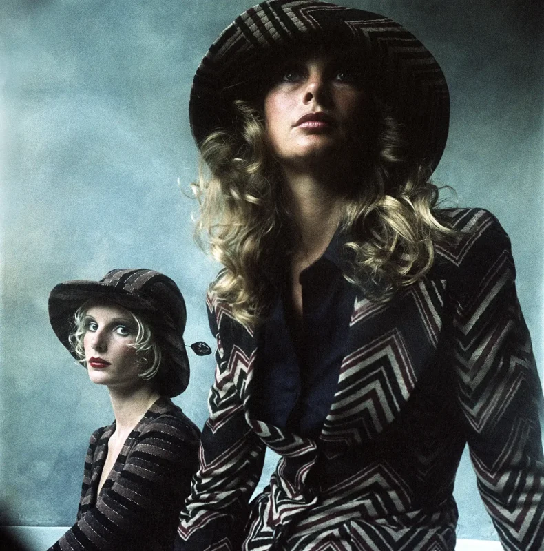 Telegraph Magazine - Jean Shrimpton and Barbara Miller - 1973