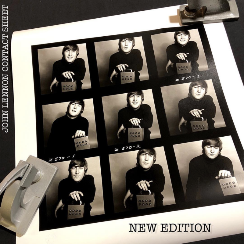 JOHN LENNON CONTACT SHEET