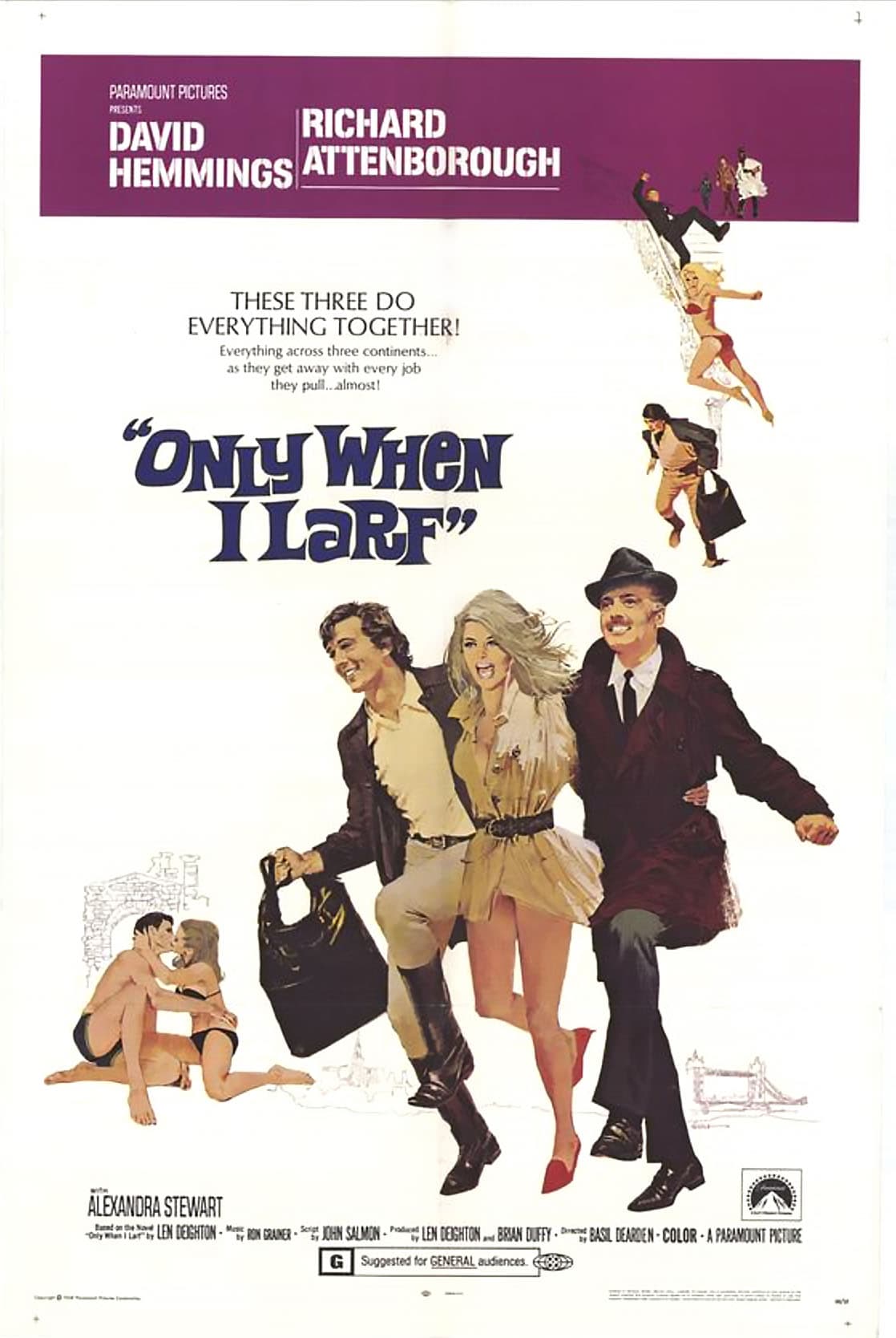 Only When I Larf - OWIL POSTER