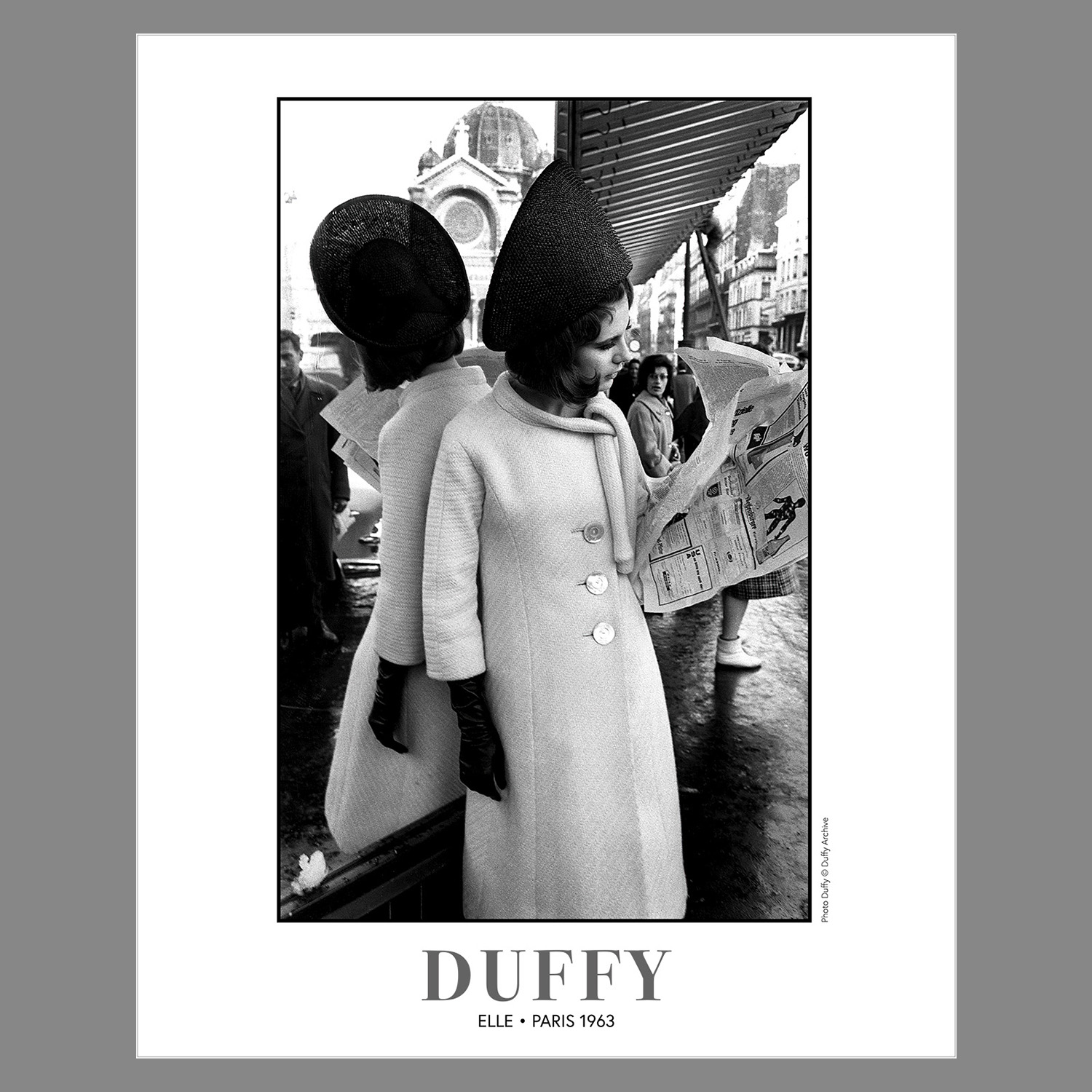 French Elle Poster - Saint-Augustin, Paris - 1962