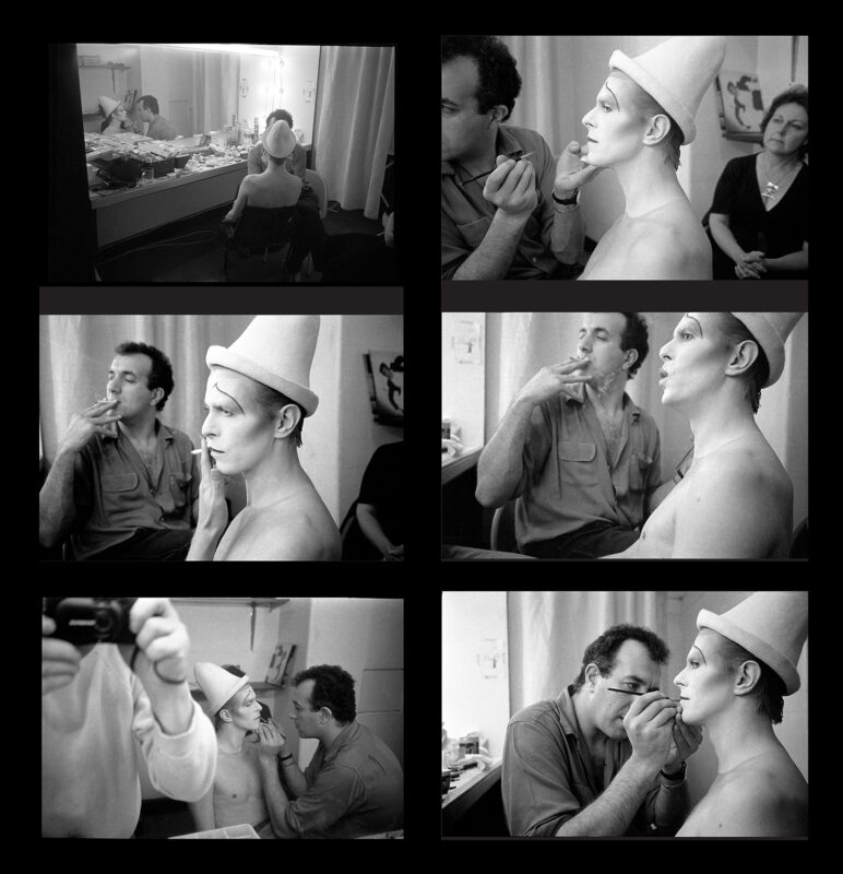 Scary Monsters Makeup Session - Contact Sheet - 1980