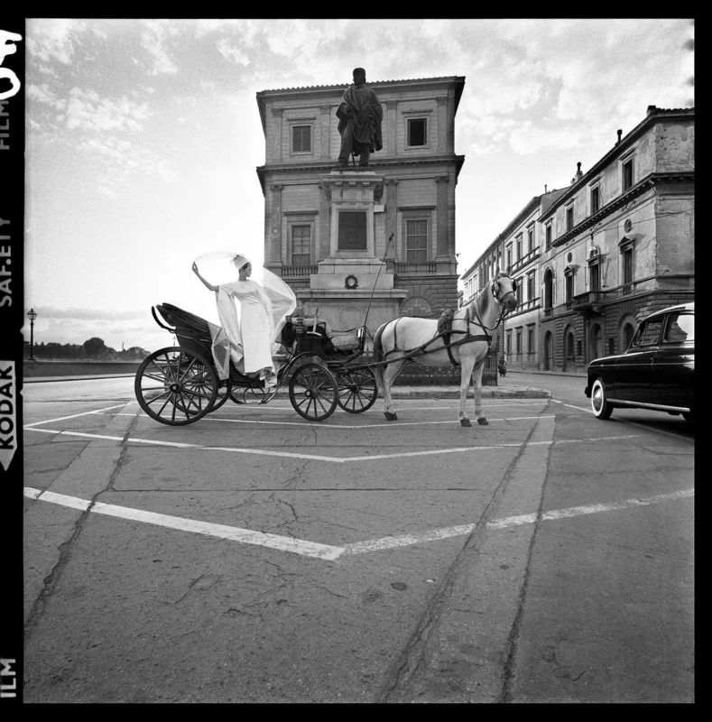 Vogue - Wedding Carriage - Florence 1961