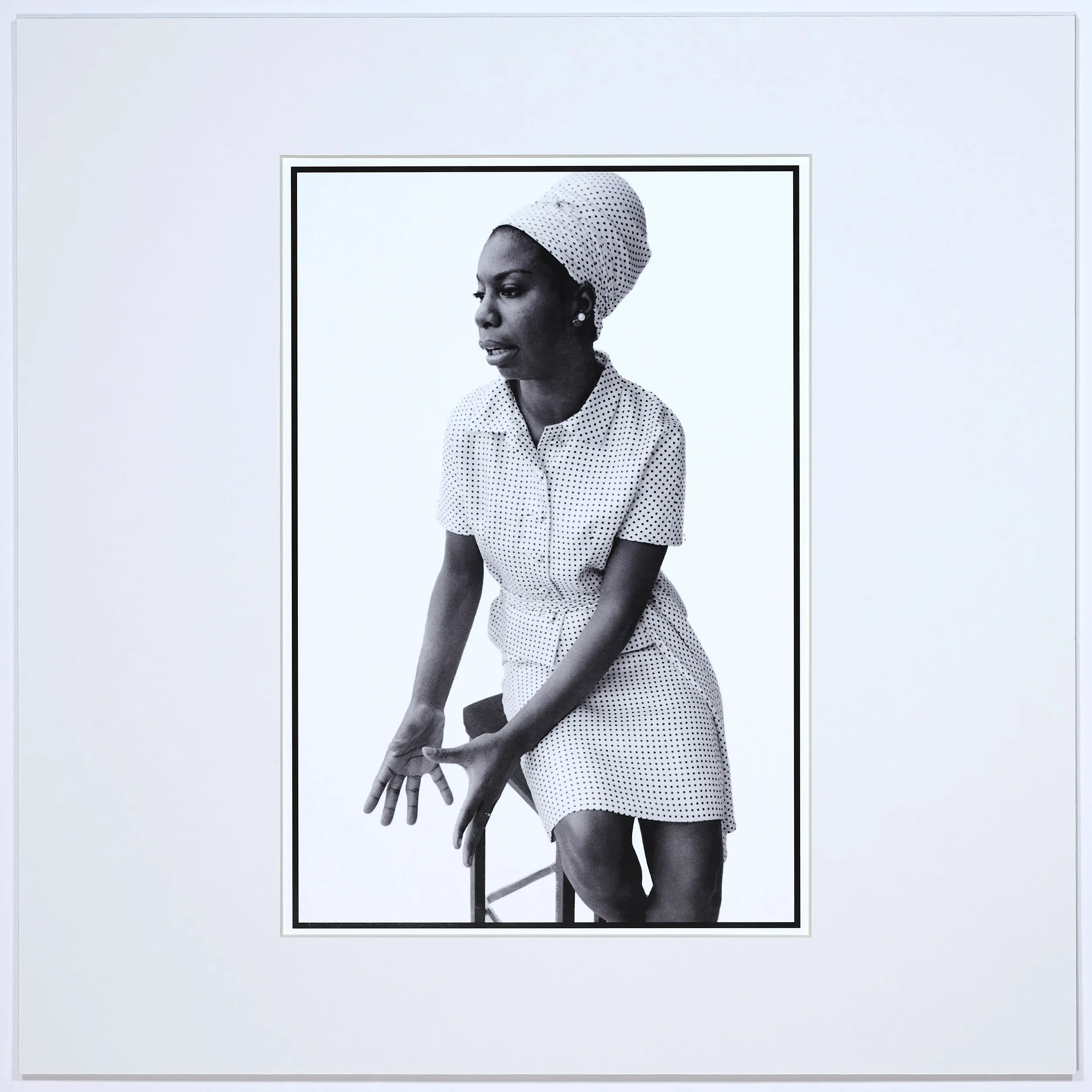 Ex-Exhibition Mounted Print - Nina Simone - 1965