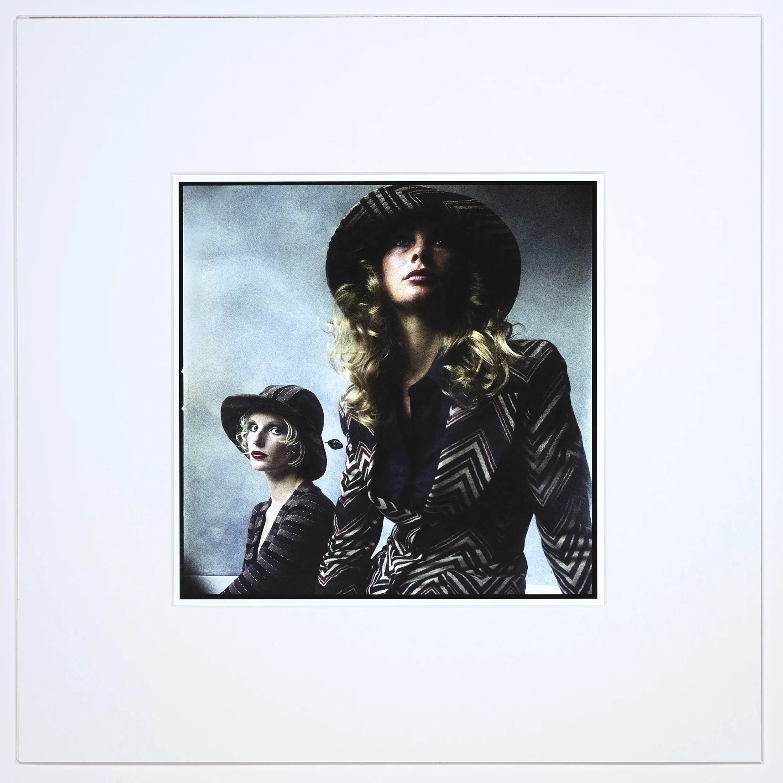 Ex-Exhibition Mounted Print - Jean Shrimpton & Barbara Miller - 1973